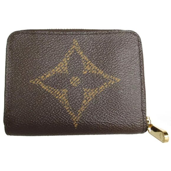 Auth LOUIS VUITTON monogram giant Zippy Coin PurseCoin case Coated canvas - Picture 2 of 10